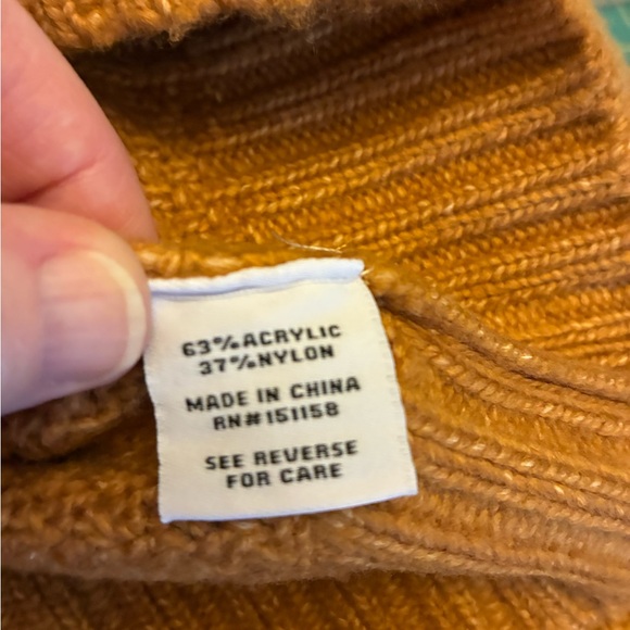 NWT 525 American Burnt Orange Crew Neck Sweater Size Small - Picture 6 of 7